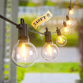 Kawaya 240FT Outdoor Lights String LED Patio Light Waterproof Dimmable G40 Globe String Lighting for Outside with 120+4 Blubs Shatterproof Hanging Lights for Porch Bistro Backyard Gazebo Balcony Cafe
