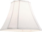 GOSO 13.2 Inch Off White Square Cut Corner Lamp Shade for Table Lamps,Floor Lamp, 6.5x13.2x10.6", Natural Linen, Replacement Lampshades Octangonal, Modern Lamps for Bedroom,Easy Assembly (1 Pc)