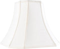 Cream Square Cut Corner Bell Lamp Shade Medium Lampshade 6.5``Top×13``Bottom×10.6``Hight(Spider) Rustic Lamp Shade for Table & Floor Lamp - Lampshade Replacement