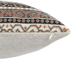 Kilim Throw Pillow Covers Khaki and Black - 22 x 22 Inches Decorative Porch Pillows, Boho Room Decor for Couch, Bohemian Outdoor Case for Farmhouse, Ethnic Shams, Moroccan Pattern