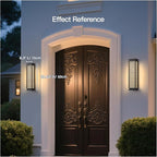 Outdoor Wall Lights, 23.6" Large Exterior Lighting Fixtures Waterproof, Modern Wall Mount Lamp Hard Wired 3000K LED Front Porch Lantern Garage Sconce for House Outside Patio Garden Fence Backyard