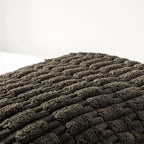 Fancy Homi Dark Brown Long Body Lumbar Decorative Throw Pillow Covers 14x36 Inch for Bed Couch Bedroom Bench, Soft Corduroy Rectangle Solid Pillow Case, Rustic Farmhouse Boho Room Decor