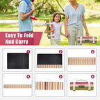 G GOOD GAIN Waterproof Picnic Blanket Portable with Carry Strap for Beach Mat or Family Outdoor Camping Party（Pickle）