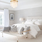 ALICE HOUSE 13.8" Capiz Shell Ceiling Light,Brushed Brass Finish, 3 Light Flush Mount Light for Bedroom, Hallway, Entryway ETL Listed, AL2608-S3