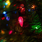 TW SHINE C6 Christmas String Lights, 200 LED 66 FT Christmas Lights Outdoor with 8 Modes Timer, Waterproof Connectable for Indoor Yard Xmas Tree House Christmas Decorations (Multi-Colored)