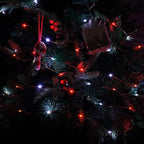 66Ft 200 LED Christmas Fairy Lights Plug in, Waterproof String Lights Outdoor & Indoor 8 Modes with Timer Bedroom Decor, Twinkle Lights for Bedroom Party Christmas Decorations (Red and Cool White)