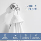 Angle Simple Bath Towel Hook Brushed Nickel, SUS304 Stainless Steel Bathroom Cabinet Closet Clothes Towel Holder, Bathrobe Hanger Wall Mounted