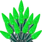 TW SHINE C6 Christmas String Lights, 200 LED 66 FT Outdoor with 8 Modes Timer, Waterproof Connectable for Indoor Yard Xmas Tree House Decorations (Green)