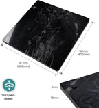 Marble Pastry Board Black,16x16 Inch, Marble Cutting Board, Stone Slab for Kitchen