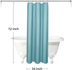 LaCyan 3 in 1 Waterproof Waffle Weave Shower Curtain and Clear Liner Set with 6 Stainless Steel Hooks Double Sided for Bathroom 72 Inches Heavy Duty Polyester Fabric Shower Curtains 36x72