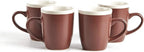 Rock Ridge Speckled Stoneware Dinnerware Set (16pc Set, Brown and Ivory)