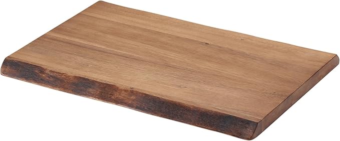 Rachael Ray Pantryware Wood Cutting Board / Wood Serving Board - 17 Inch x 12 Inch, Brown