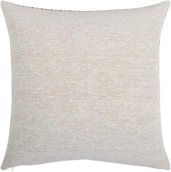 Persian Dark Green Throw Pillow Covers Khaki and Black - 16 x 16 Inches Decorative Pillows, Boho Room Decor for Couch, Ethnic Shams, for Window Seat, Patio