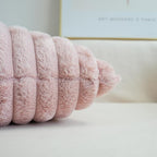 JOJUSIS Pack of 2 Faux Fur Plush Decorative Throw Pillow Covers Couch Cushion Case Soft Pillowcases (Pink, 22 x 22-Inch)