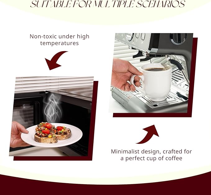 Peal Dots Stoneware Dinnerware Set (42pc Set, White)