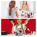 Weewooday 12 Pieces Clear Makeup Bags Cosmetic Storage Bags PVC Zipper Pouches Travel Waterproof Makeup Plastic Case for Women Organizing Toiletries Traveling Bathroom