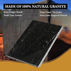 Koville Brazilian Natural Marble Cutting Board for Kitchen, 12x8inch Hand Crafted Marble Slab for Cheese, Charcuterie, Pastry Board - Wedding Gift, House Warming Gift