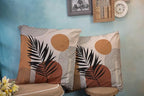 CAPSCEOLL Boho Abstract Throw Pillow Covers 16X16 Set of 2,Modern Abstract Art Organic Pillow Cases Cushion Covers for Living Room Bedroom Decorative Throw Pillowcases for Sofa Couch Chair