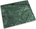 Natural Green Marble Cutting Board,16x12x0.5 Inch, Marble Pastry Board Hand Craft Slab with Non-Slip Feets for Cheese, Dough and Chocolate Tempering.