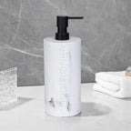 Conditioner Dispenser – Luxurious Refillable Pump Bottle with Embossed Text, Durable Construction for Bathroom and Kitchen