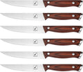 imarku Steak Knives Set of 6, Japanese HC Steel Premium Serrated Steak Knife Set with Ergonomic Handle and Gift Box, Home Essential, Best Birthday Gifts for Women and Men