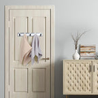 Wall-Mounted Coat Hooks, Silver Black