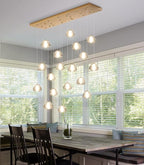 Crystal Chandeliers for Living Room Dining Room Light LED Pendant Lights Fixtures Lighting Chandelier for Foyer Entrance Gold
