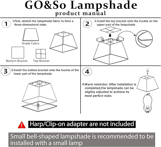 2 Pack Spider Small Square Lampshades,4"×9" × 8.3”inches Black Lampshades for Wall Lamps Table Lamps Floor Lamps-Wall Mount Natural Faux Silk Black Lamp Shade Replacement for Bedroom By GO&SO