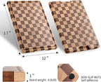 Acacia Wood Cutting Board for Kitchen – Chopping Board with Grooves & Handles, Large Wooden Cutting Board for Meat, Vegetables, Fruits, Cheese and Fruits Ideal Kitchen Gifts