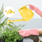 Plastic Watering Can - for Home Plant Garden - 1/2 Gallon - Yellow