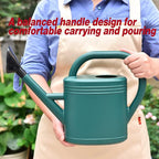Watering Can 1 Gallon for Indoor Plants, Garden, Outdoor Plant House Flower, Gallon Large Long Spout with Sprinkler Head (Blue)