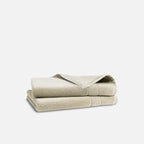 Brooklinen Super-Plush Turkish Cotton Hand Towels Set of 2 Cotton, 820 GSM, Highly Absorbent, Machine Washable, Perfect for Home & Bathroom (20"x30", Stone Beige)