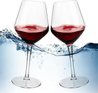 MICHLEY Unbreakable Stemmed Wine Glass 100% Tritan Plastic Dishwasher available Glassware 15 oz, Set of 2
