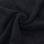 Luxury Hotel & Spa Quality, Quick Dry 100% Turkish Cotton 700 GSM, Eco Friendly Towel, for Bathroom, Gymand Kitchen Dobby Border Soft Hand Towel Set 16 X 30, Black, Hand Towels - Set of 6