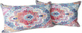 Snycler Antique Boho Hereke Rug Print Boho Throw Pillow Cover 12x20 Inch Set of 2 Double Sided Decorative Soft Throw Pillow Case Cushion Case for Home Decor Living Room Bed Couch Car
