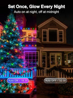 Christmas Lights with 300 LEDs, 100FT Connectable Plug in Fairy String Lights with Remote & Timer, IP65 Waterproof Lights for Yard, Garden, Christmas Décor (Color Changing + Warm White)