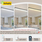 L48 Rectangular Chandelier Flush Mount Rectangle Chandelier Modern K9 Crystal Chandeliers Light Fixture for Dining Room Bedroom Bar Black Crystal Ceiling Lights