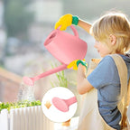 Plant Watering Can - Plastic Indoor and Outdoor - 1/2 Gallon - Pink
