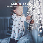75FT 1500 LED Cluster Christmas Lights, Christmas Tree Lights Outdoor Indoor with 8 Modes & Timer & Remote, Firecrackers String Lights Waterproof for Garland Party Xmas Decorations, Cool White