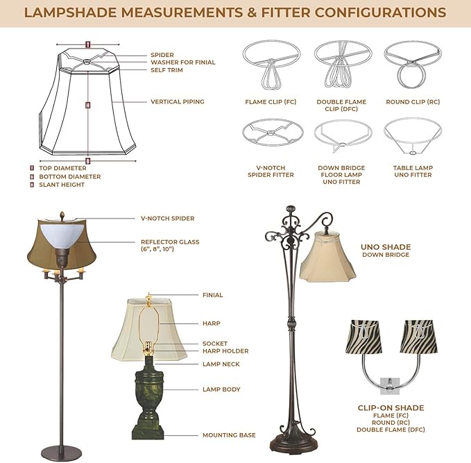Royal Designs, Inc. BS-719-10BG-2 Drum Basic Lamp Shade, 9 x 10 x 10, Beige, 2-Pack