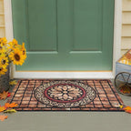 CHICHIC Rectangle Entrance Door Mat Large 24 x 36 Inch High Traffic Area Entry Way Doormat Front Door Rugs Outdoors Heavy Duty Welcome Mat, Non Slip Rubber Back Low Profile for Garage