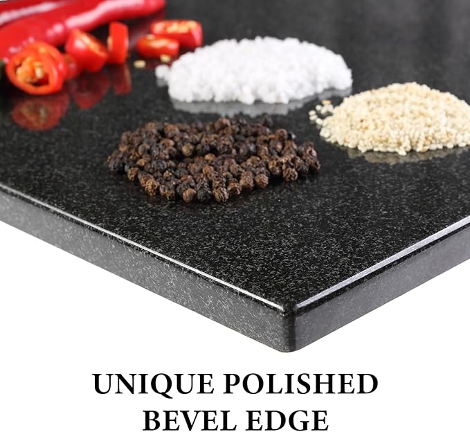 Koville African Natural Marble Cutting Board for Kitchen, 16x20inch Extra Large Hand Crafted Marble Slab for Cheese, Charcuterie, Pastry Board - Wedding Gift, House Warming Gift