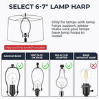 Medium Lamp Shade, ALUCSET Barrel Metal Etching Process Lampshade for Table Lamp and Floor Light, 7x13x7.8 inch, Spider