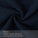 Jeneoo Navy Decorative Square Thick Throw Pillow Covers Fine Textured Boucle Dark Blue Couch Cushion Cases for Sofa Decor, Set of 2, 18 x 18 Inch