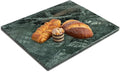 Diflart Natural Marble Stone Cutting Board for Kitchen, 16x20 Inch, Green, Marble Slab Pastry Board Large for Cheese, Serving, Baking, Pack of 1 Piece