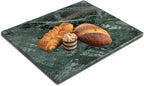 Diflart Natural Marble Stone Cutting Board for Kitchen, 16x20 Inch, Green, Marble Slab Pastry Board Large for Cheese, Serving, Baking, Pack of 1 Piece