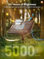 addlon 100FT Solar String Lights Outdoor with Remote, 54 LED Shatterproof Bulbs, Dimmable & Timable, 3 Light Modes, G40 Waterproof Solar String Lights for Outside Backyard Party Decor
