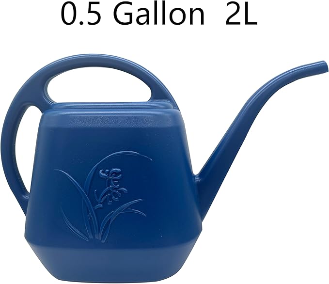 Watering Can for Home Garden - Blue - 1/2 Gallon