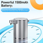 Automatic Foaming Soap Dispenser Foaming Hand Sanitizer Touchless 1500mAh Soap Dispenser Rechargeable with Sensor for Bathroom Kitchen 13.5oz/380ml