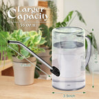 Plastic Watering Can - with Long Spout - 1/4 Gallon - 34 Oz - Whte